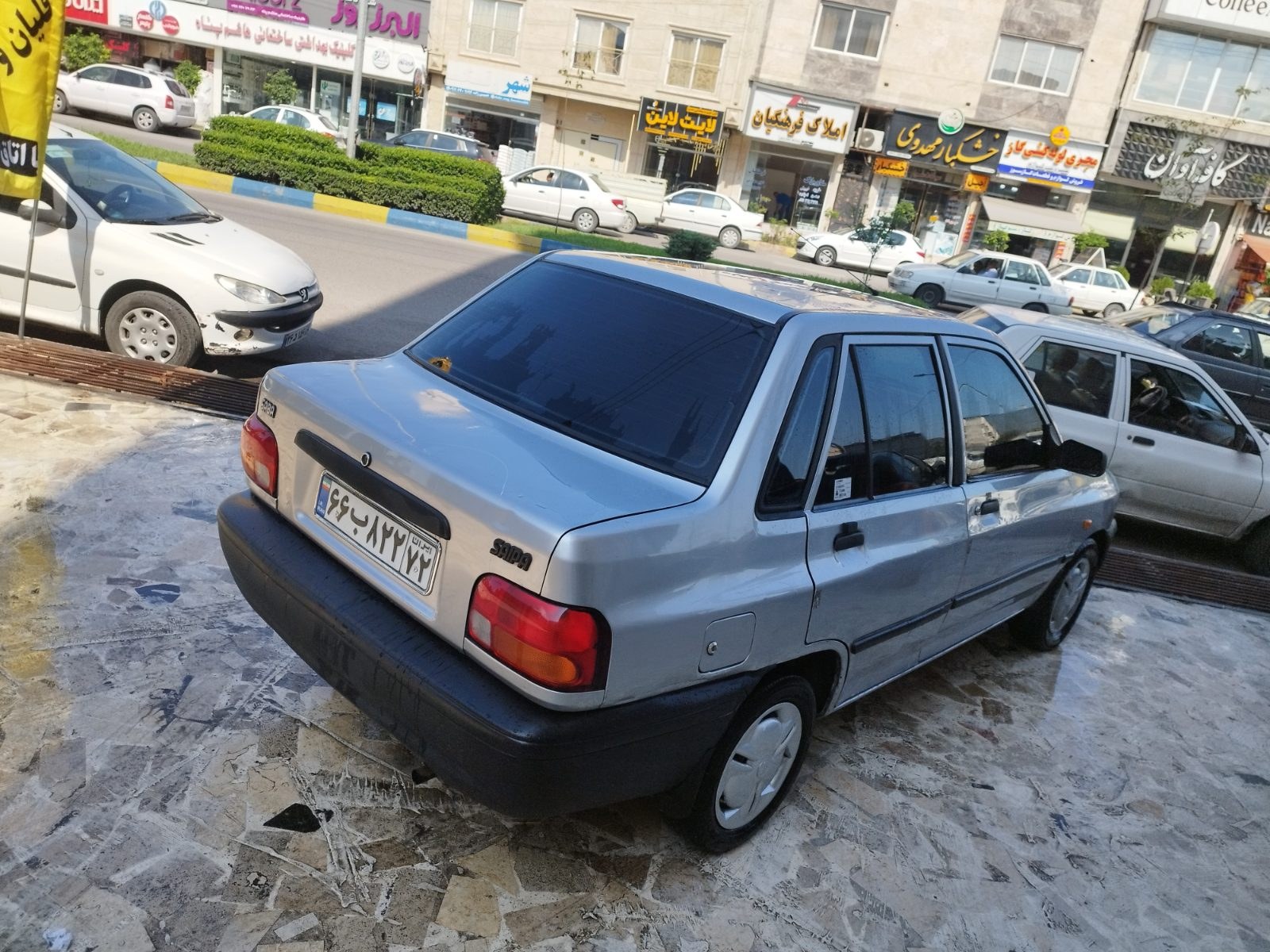 تصویر سایپا پراید صندوق دار ساده دوگانه سوز